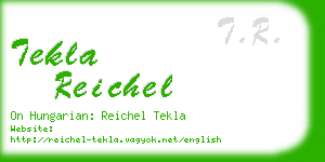 tekla reichel business card